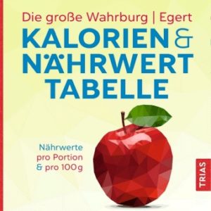 Die große Wahrburg/Egert Kalorien- und Nährwerttabelle