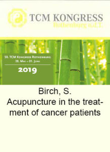 Acupuncture in the treatment of cancer patients – Video