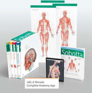 Sobotta, Atlas der Anatomie des Menschen, 3 Bände + Tafelheft